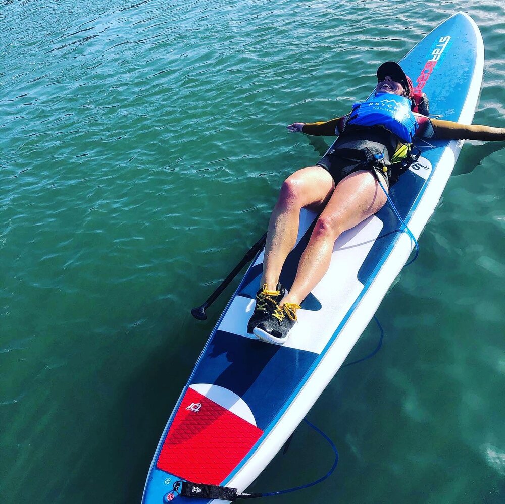 Happiness is SUP 💕 Alison loving the SUP STAR SKILLS